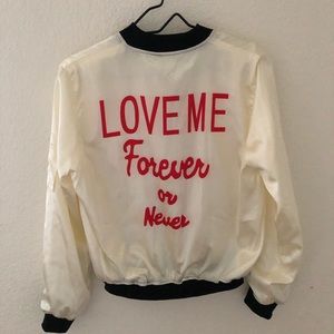 I’ve me forever or never bomber